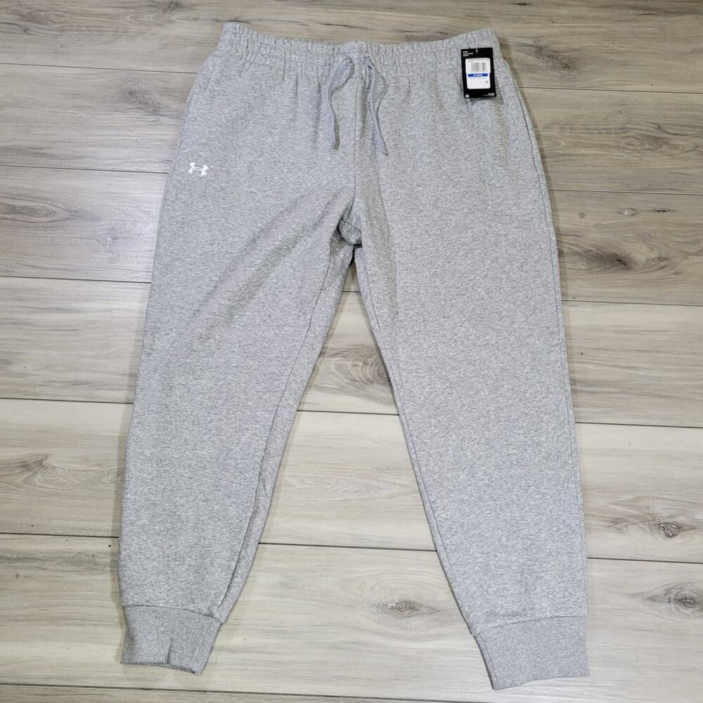 Under Armour Jogger Women's XL Gray Rival Fleece New